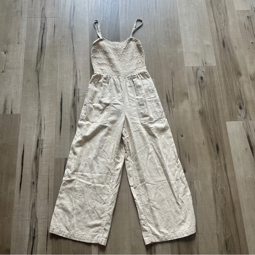Universal Thread Cream Jumpsuit